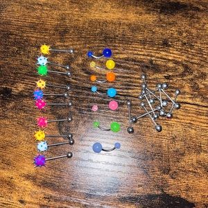 Body jewelry lot